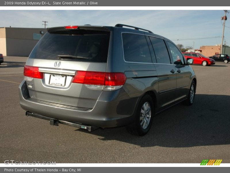 Slate Green Metallic / Olive 2009 Honda Odyssey EX-L
