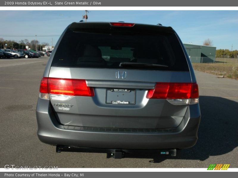 Slate Green Metallic / Olive 2009 Honda Odyssey EX-L