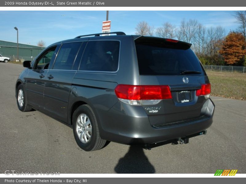 Slate Green Metallic / Olive 2009 Honda Odyssey EX-L