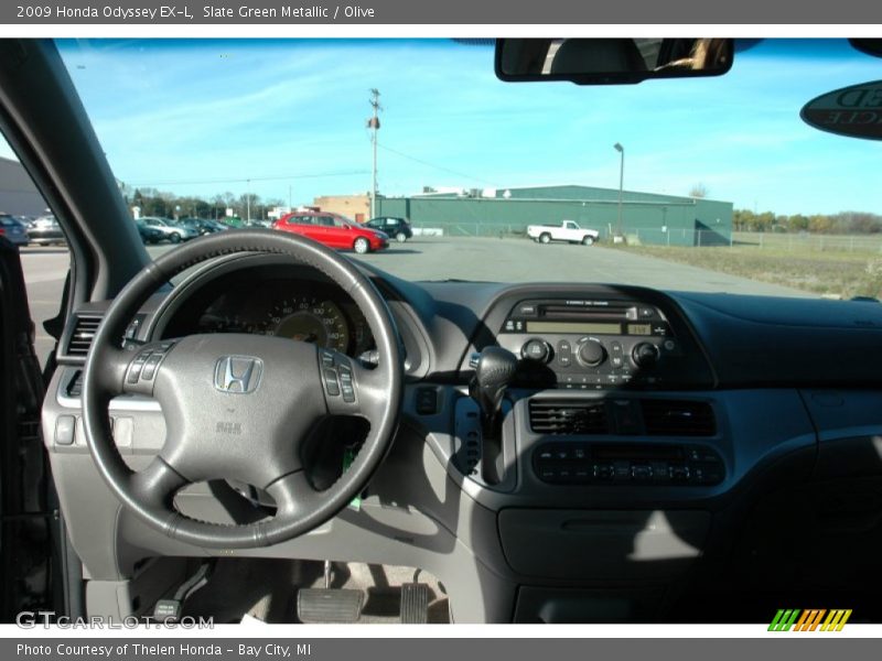 Slate Green Metallic / Olive 2009 Honda Odyssey EX-L