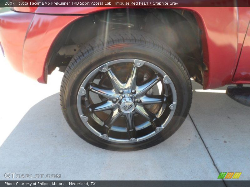 Impulse Red Pearl / Graphite Gray 2007 Toyota Tacoma V6 PreRunner TRD Sport Access Cab