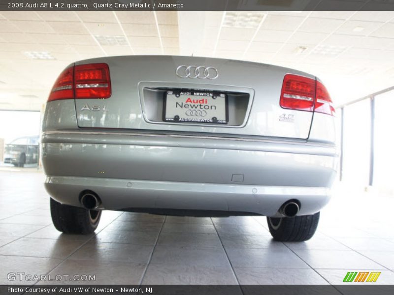 Quartz Gray Metallic / Amaretto 2008 Audi A8 L 4.2 quattro