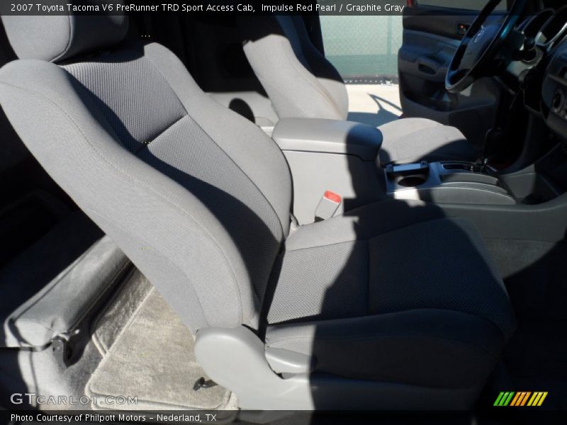 Impulse Red Pearl / Graphite Gray 2007 Toyota Tacoma V6 PreRunner TRD Sport Access Cab