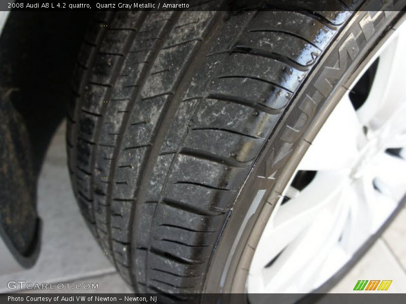 Quartz Gray Metallic / Amaretto 2008 Audi A8 L 4.2 quattro