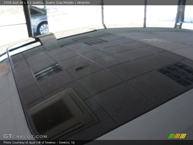 Quartz Gray Metallic / Amaretto 2008 Audi A8 L 4.2 quattro