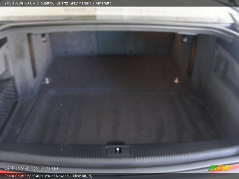 Quartz Gray Metallic / Amaretto 2008 Audi A8 L 4.2 quattro