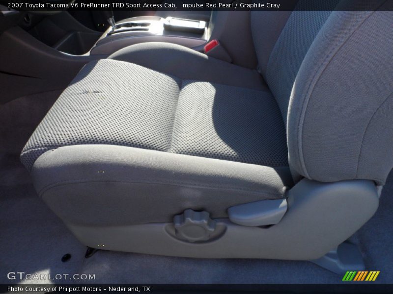 Impulse Red Pearl / Graphite Gray 2007 Toyota Tacoma V6 PreRunner TRD Sport Access Cab