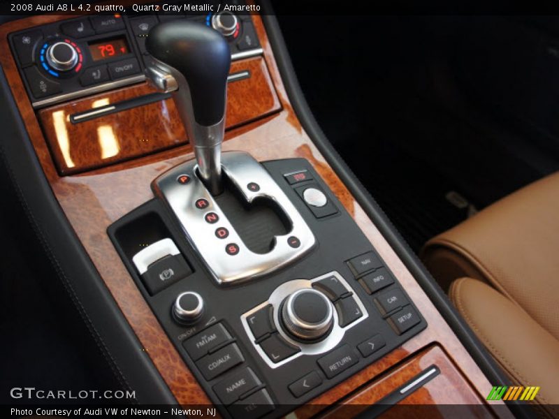 Quartz Gray Metallic / Amaretto 2008 Audi A8 L 4.2 quattro
