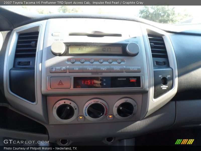 Impulse Red Pearl / Graphite Gray 2007 Toyota Tacoma V6 PreRunner TRD Sport Access Cab