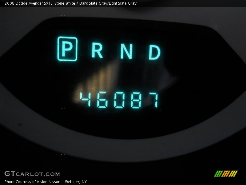 Stone White / Dark Slate Gray/Light Slate Gray 2008 Dodge Avenger SXT