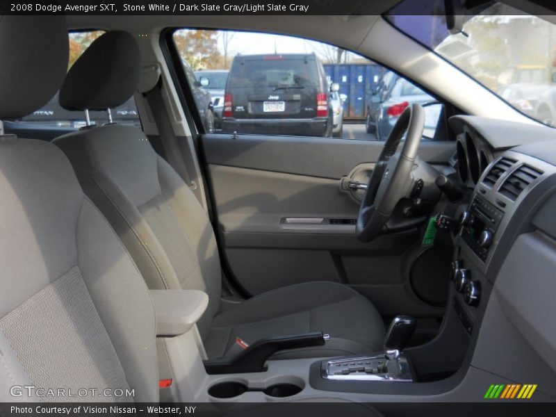 Stone White / Dark Slate Gray/Light Slate Gray 2008 Dodge Avenger SXT