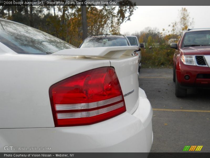 Stone White / Dark Slate Gray/Light Slate Gray 2008 Dodge Avenger SXT