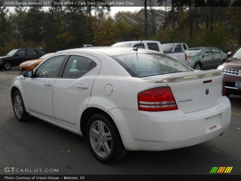 Stone White / Dark Slate Gray/Light Slate Gray 2008 Dodge Avenger SXT