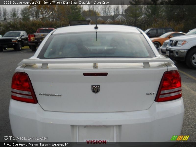 Stone White / Dark Slate Gray/Light Slate Gray 2008 Dodge Avenger SXT