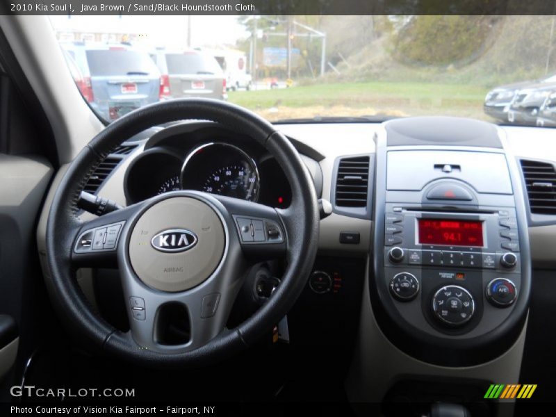 Java Brown / Sand/Black Houndstooth Cloth 2010 Kia Soul !