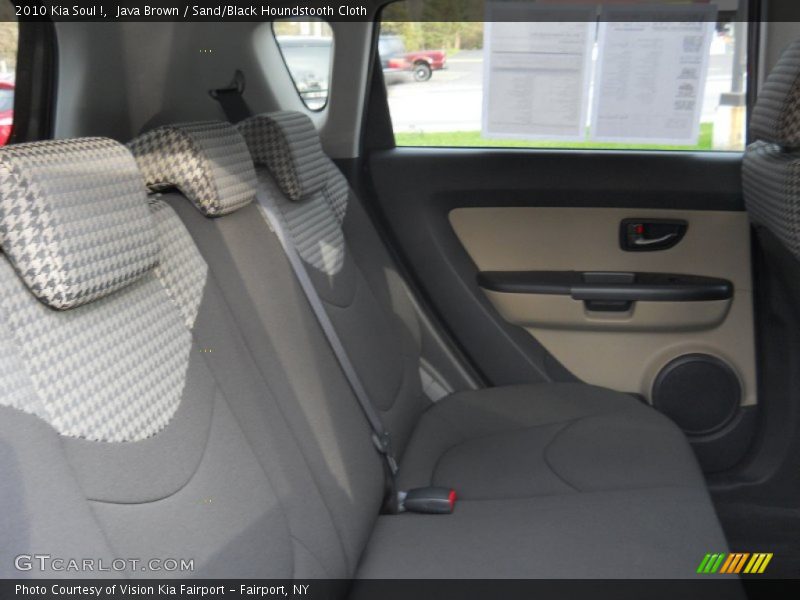 Java Brown / Sand/Black Houndstooth Cloth 2010 Kia Soul !