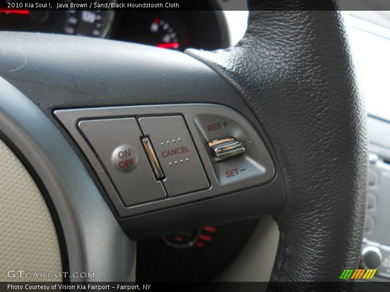 Java Brown / Sand/Black Houndstooth Cloth 2010 Kia Soul !