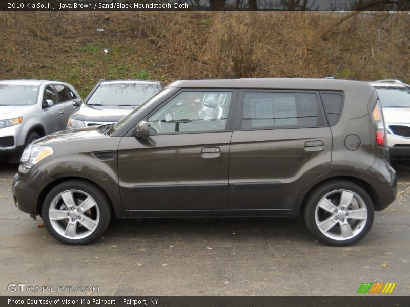 Java Brown / Sand/Black Houndstooth Cloth 2010 Kia Soul !