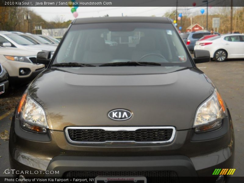 Java Brown / Sand/Black Houndstooth Cloth 2010 Kia Soul !