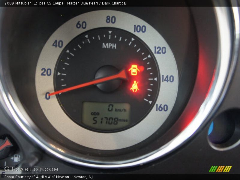 Maizen Blue Pearl / Dark Charcoal 2009 Mitsubishi Eclipse GS Coupe