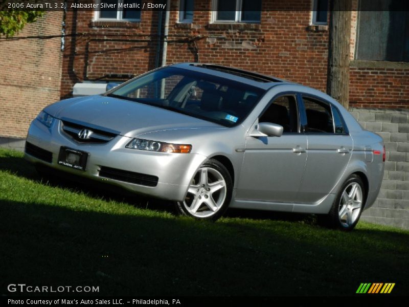 Alabaster Silver Metallic / Ebony 2006 Acura TL 3.2