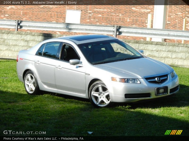 Alabaster Silver Metallic / Ebony 2006 Acura TL 3.2