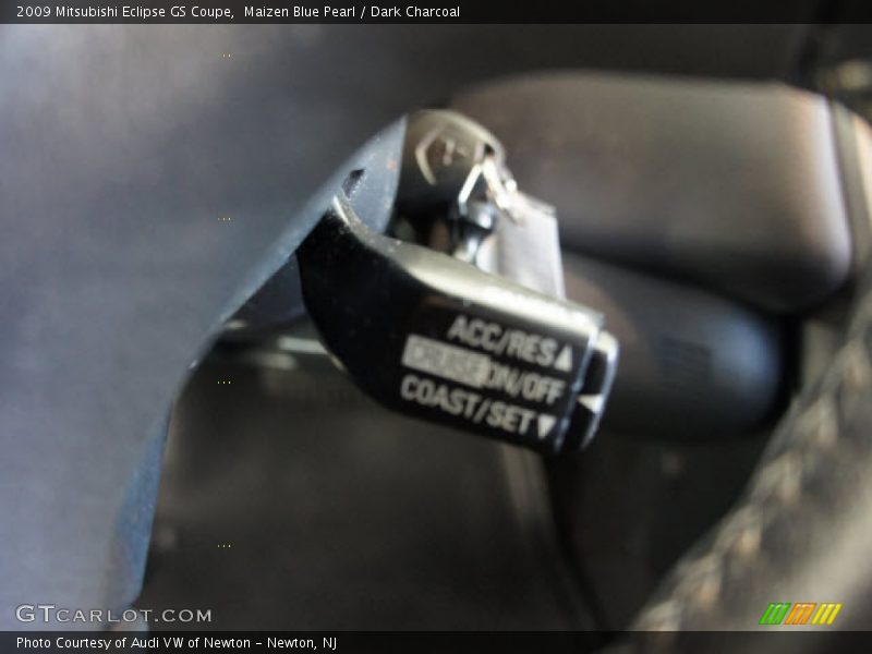 Maizen Blue Pearl / Dark Charcoal 2009 Mitsubishi Eclipse GS Coupe