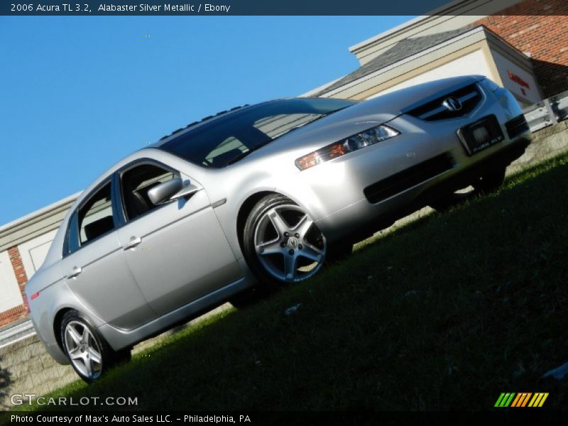 Alabaster Silver Metallic / Ebony 2006 Acura TL 3.2