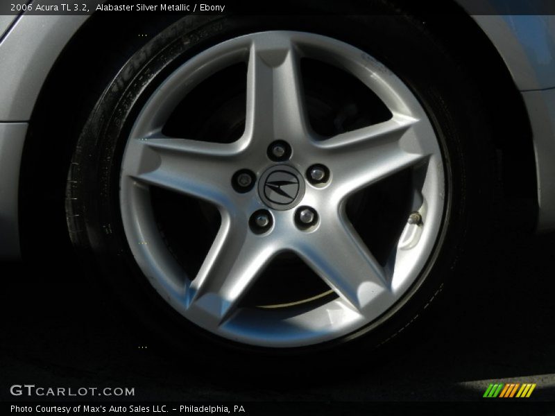 Alabaster Silver Metallic / Ebony 2006 Acura TL 3.2
