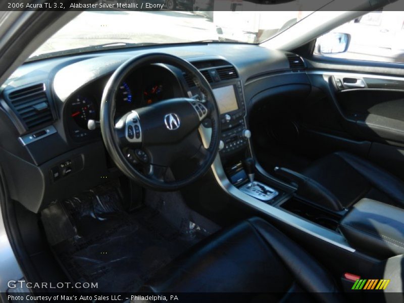 Alabaster Silver Metallic / Ebony 2006 Acura TL 3.2