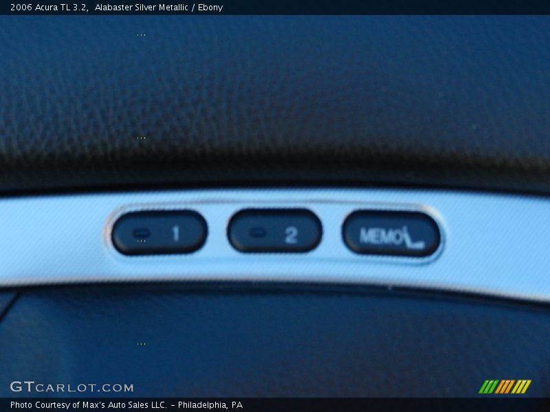 Alabaster Silver Metallic / Ebony 2006 Acura TL 3.2