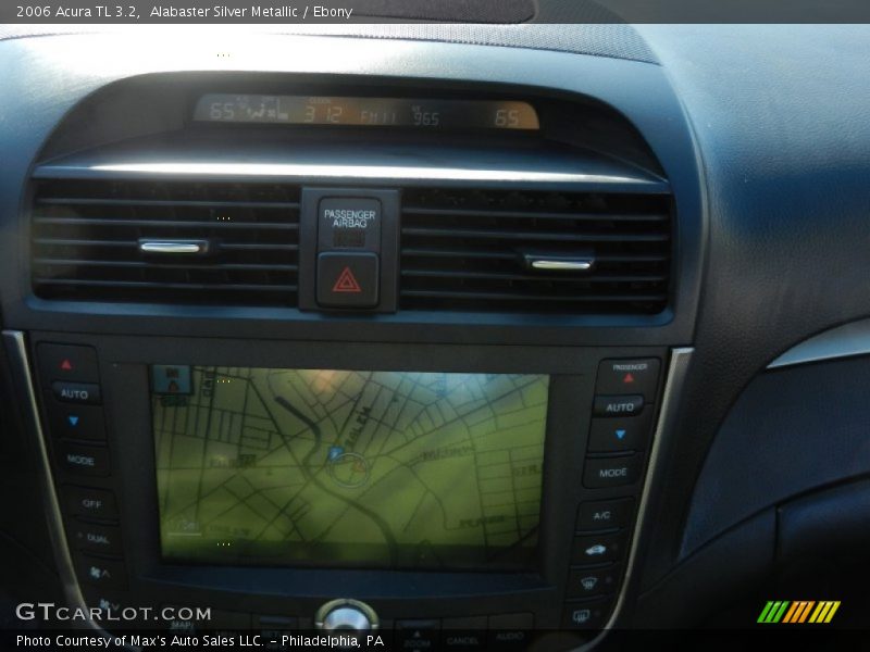 Alabaster Silver Metallic / Ebony 2006 Acura TL 3.2