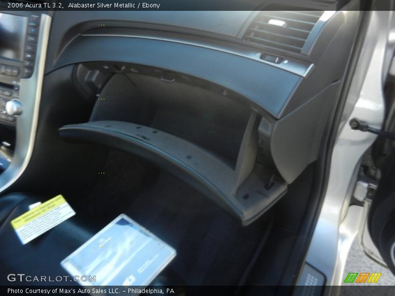 Alabaster Silver Metallic / Ebony 2006 Acura TL 3.2