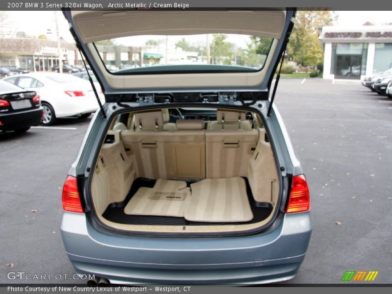 Arctic Metallic / Cream Beige 2007 BMW 3 Series 328xi Wagon