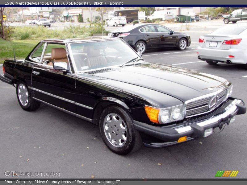 Front 3/4 View of 1986 SL Class 560 SL Roadster