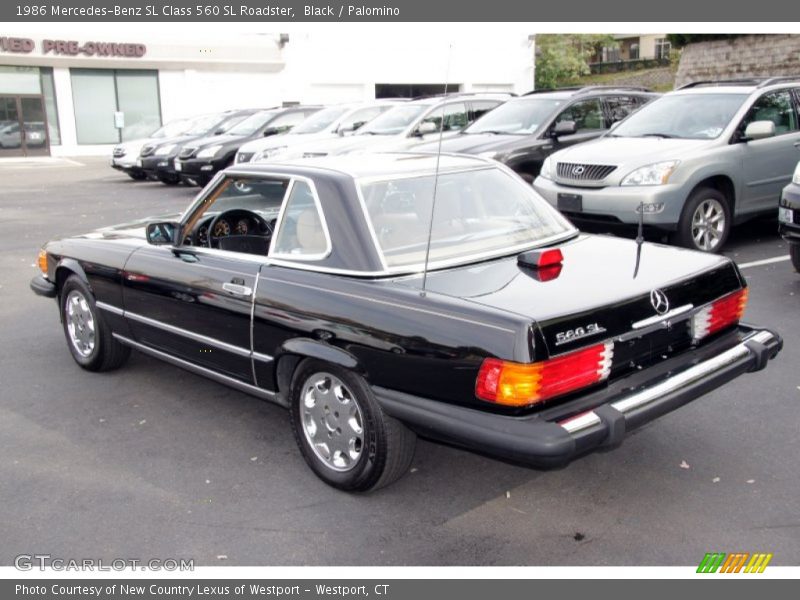  1986 SL Class 560 SL Roadster Black