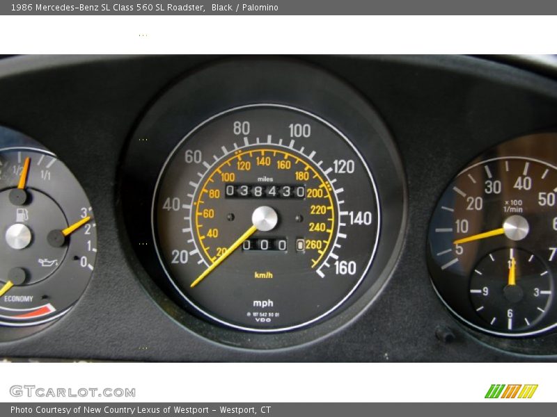  1986 SL Class 560 SL Roadster 560 SL Roadster Gauges
