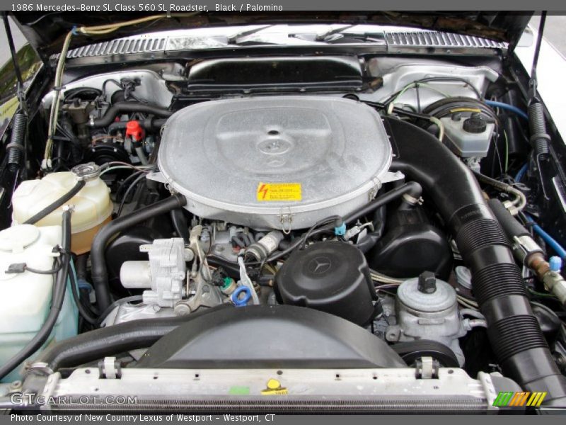  1986 SL Class 560 SL Roadster Engine - 5.6 Liter SOHC 16-Valve V8