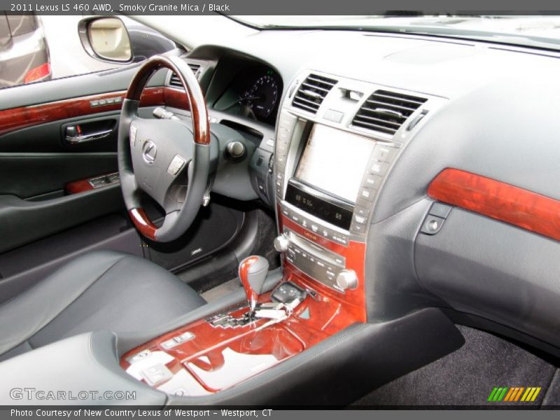 Smoky Granite Mica / Black 2011 Lexus LS 460 AWD