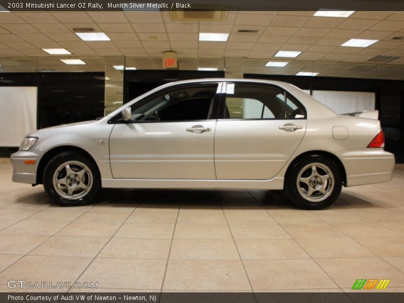 Munich Silver Metallic / Black 2003 Mitsubishi Lancer OZ Rally