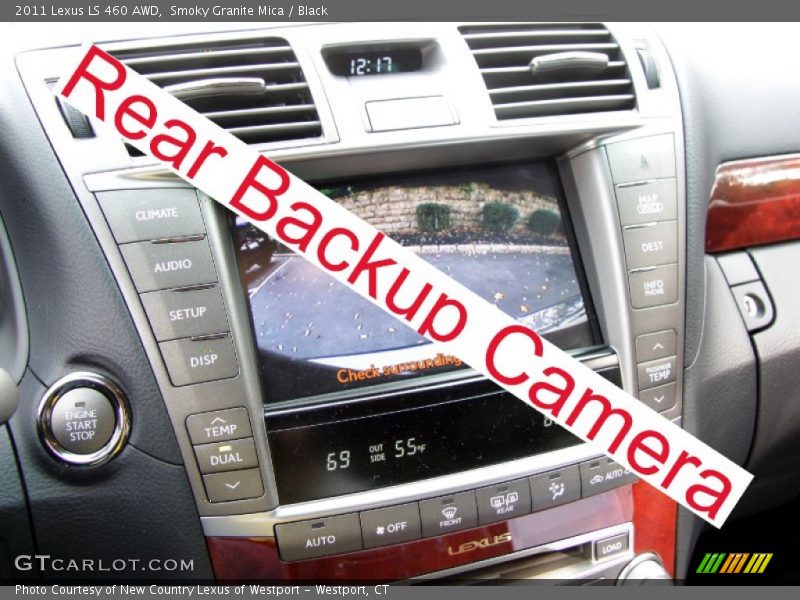 Smoky Granite Mica / Black 2011 Lexus LS 460 AWD