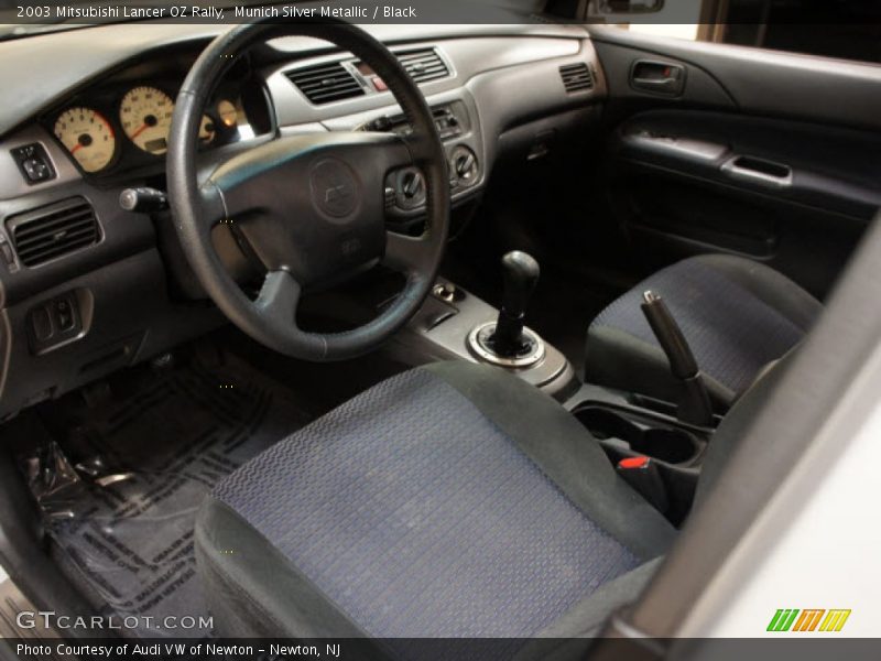 Black Interior - 2003 Lancer OZ Rally 