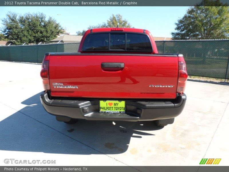 Barcelona Red Metallic / Graphite 2012 Toyota Tacoma Prerunner Double Cab