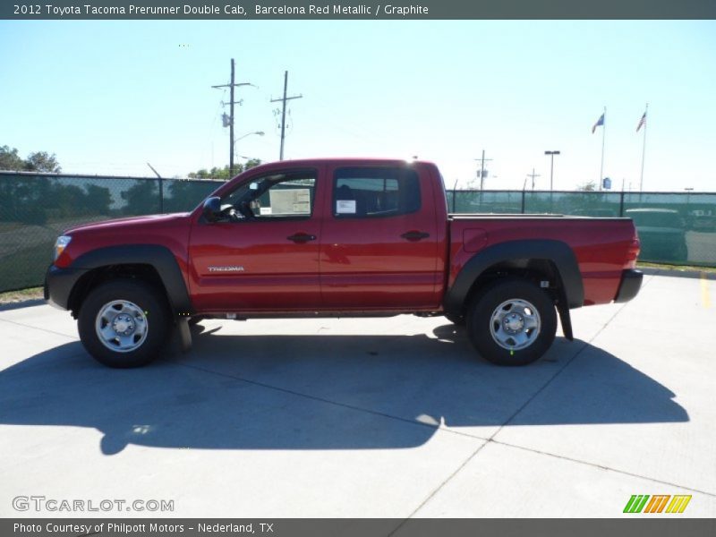 Barcelona Red Metallic / Graphite 2012 Toyota Tacoma Prerunner Double Cab