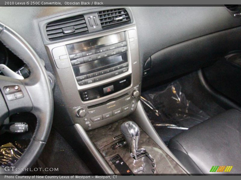 Obsidian Black / Black 2010 Lexus IS 250C Convertible