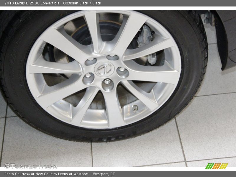 Obsidian Black / Black 2010 Lexus IS 250C Convertible