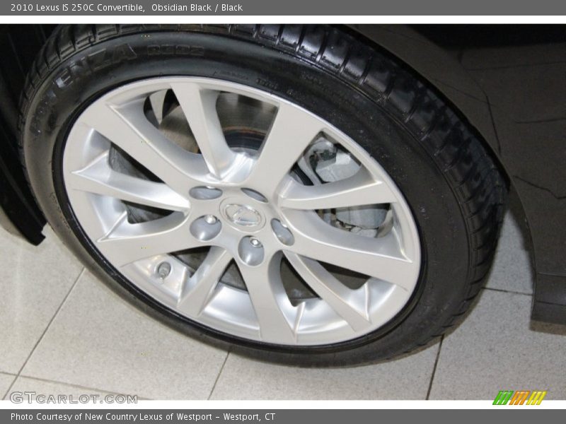 Obsidian Black / Black 2010 Lexus IS 250C Convertible