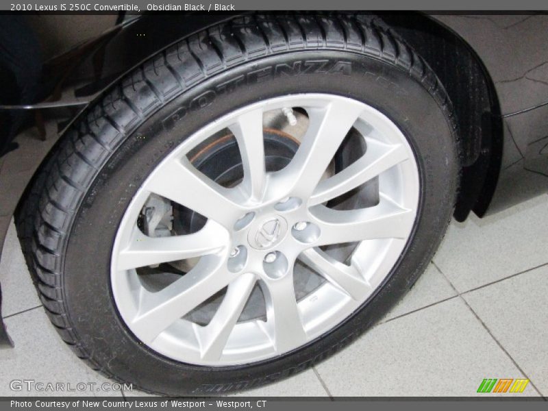 Obsidian Black / Black 2010 Lexus IS 250C Convertible