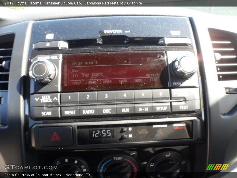 Barcelona Red Metallic / Graphite 2012 Toyota Tacoma Prerunner Double Cab
