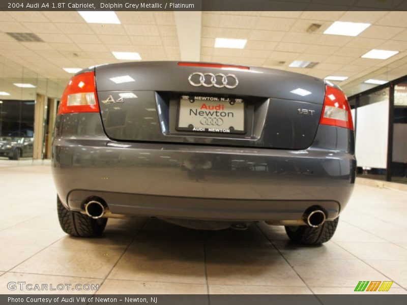 Dolphin Grey Metallic / Platinum 2004 Audi A4 1.8T Cabriolet